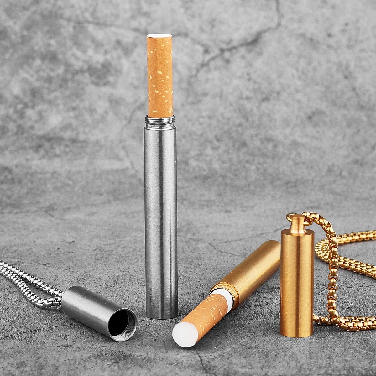 Collar Portador Gold Acero Premium 316L - Imagen 4