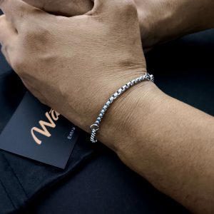 Pulsera Esclava BoxChain Cadena Acero Inoxidable