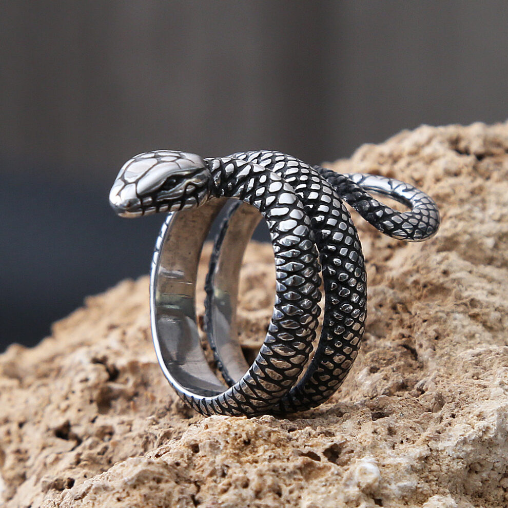 Anillo Serpiente Acero Premium 316L - Imagen 5
