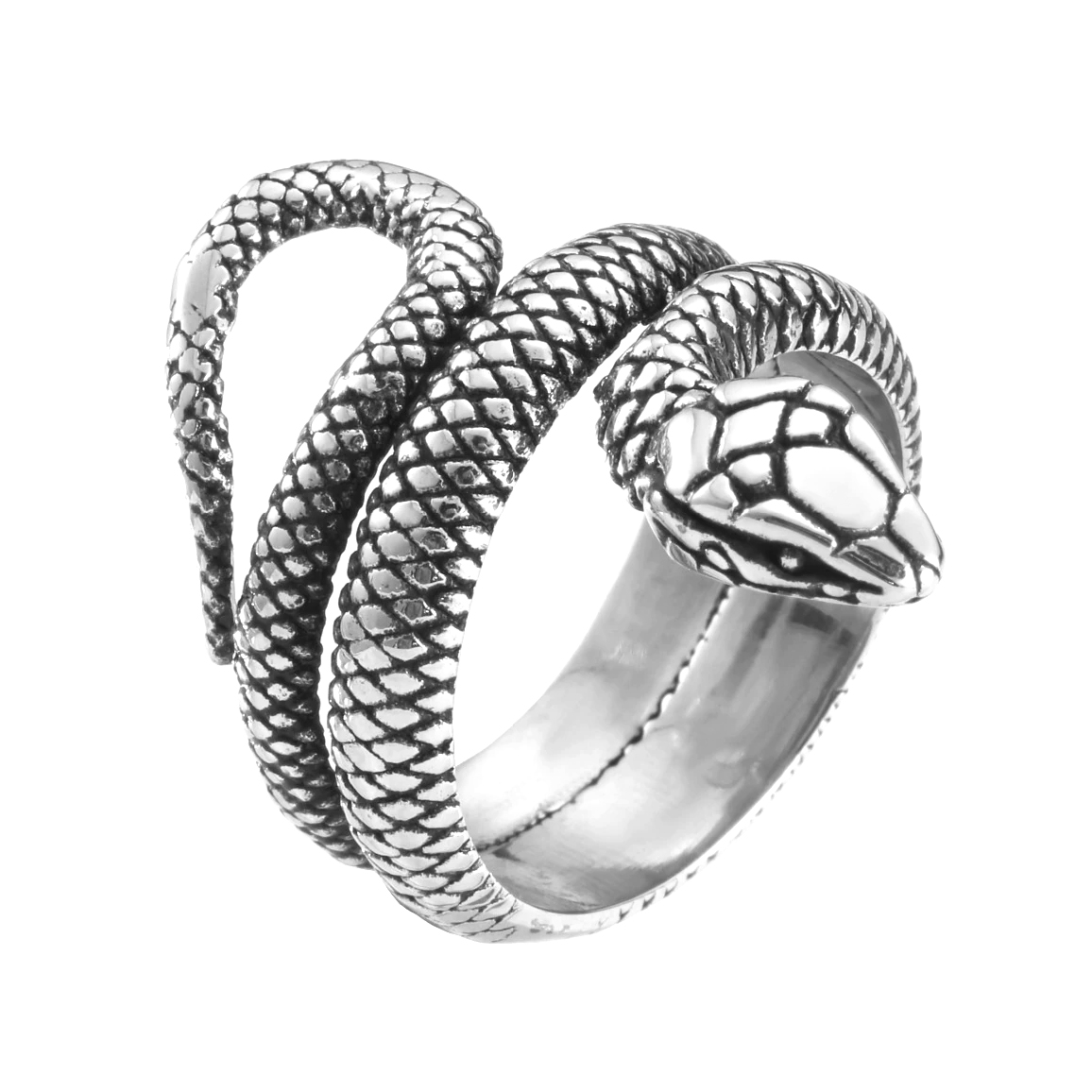 Anillo Serpiente Acero Premium 316L
