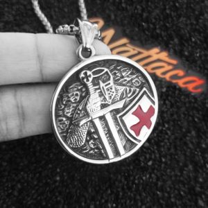Collar Templario Acero Inoxidable 316L