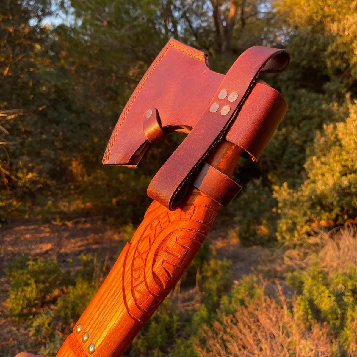 Hacha Vikinga artesanal - Imagen 5