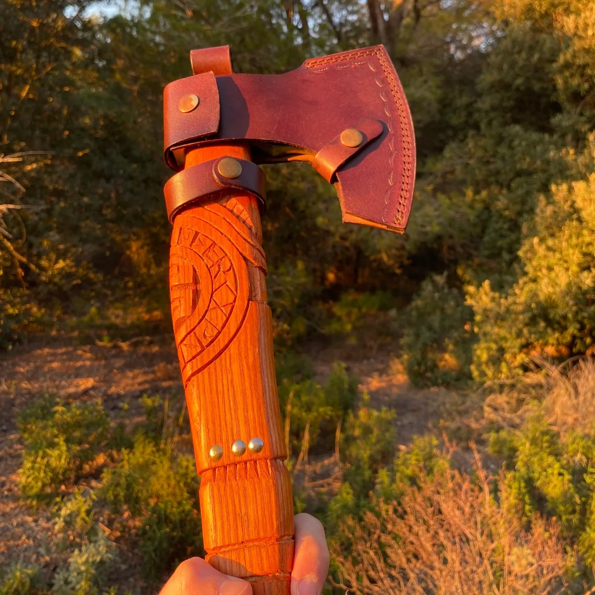 Hacha Vikinga artesanal - Imagen 4