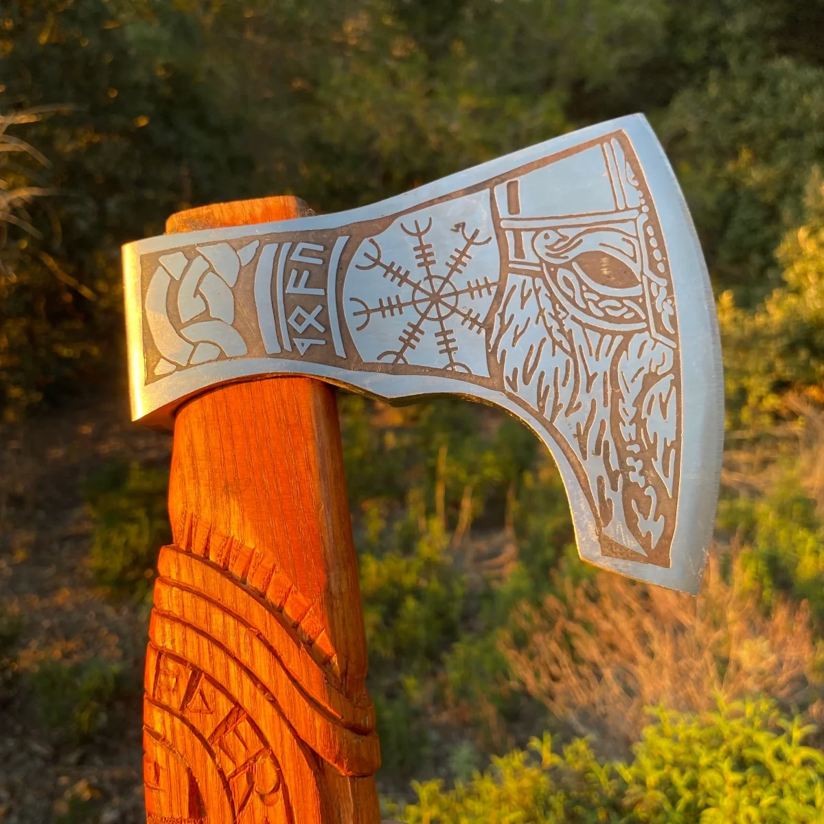 Hacha Vikinga artesanal - Imagen 6