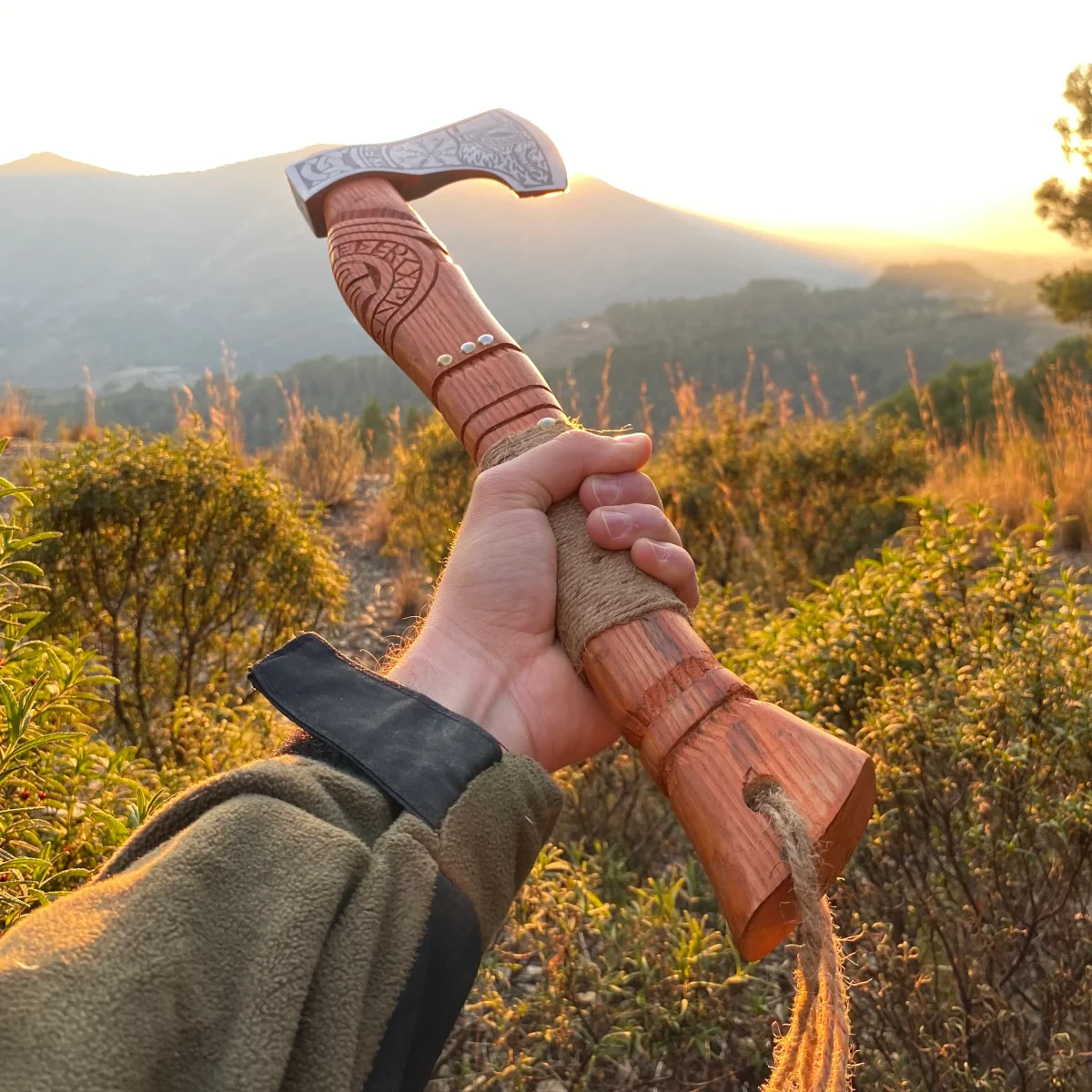 Hacha Vikinga artesanal - Imagen 8