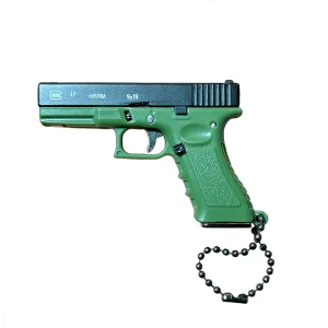 Llavero Pistola Retractil 555-4 Verde