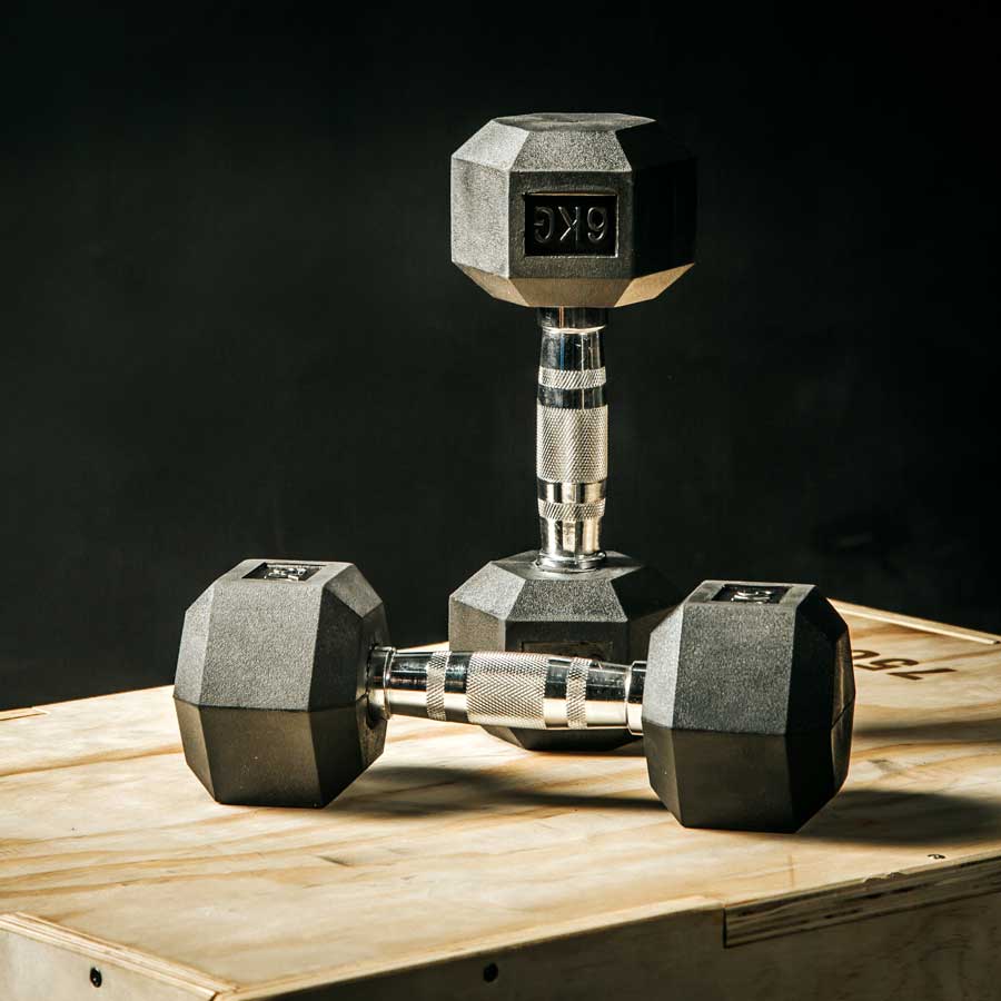 Set de Mancuernas Hexagonales de 2,5 kg a 20kg - Imagen 3