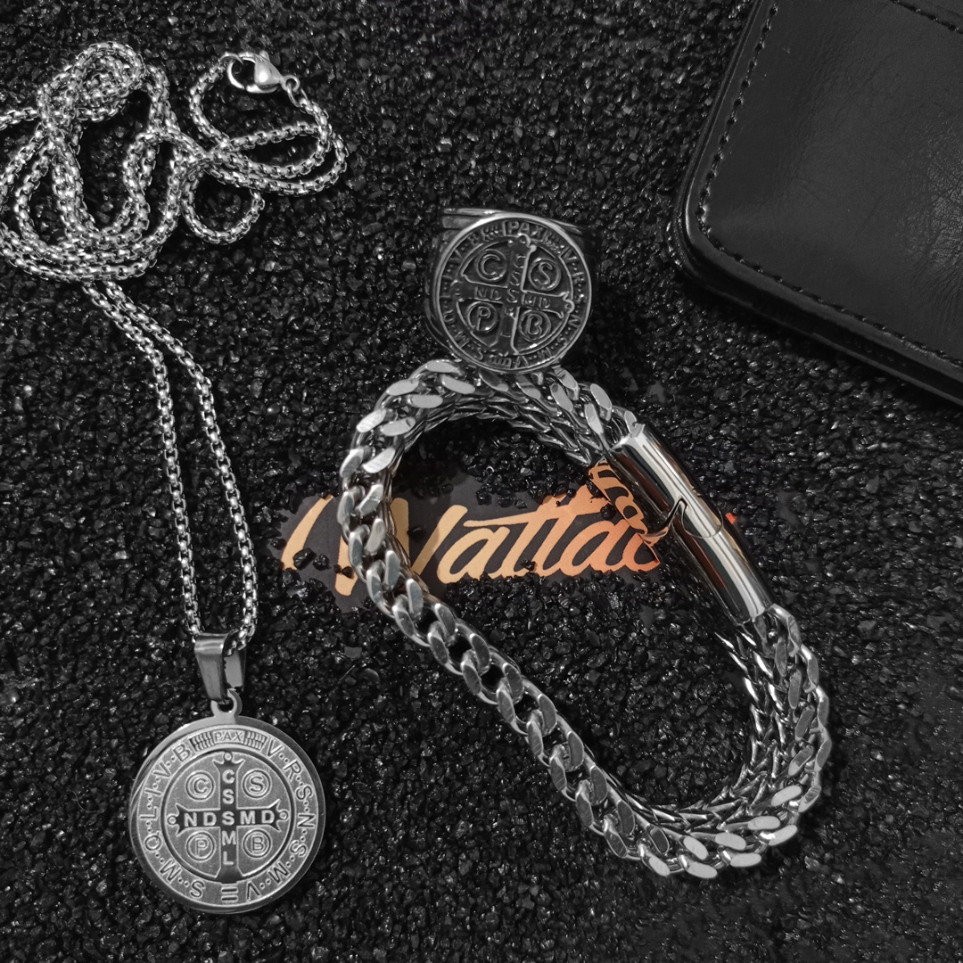 Collar San Benito Acero Premium 316L - Imagen 5