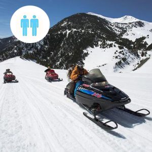 Andorra Mushing y Moto de nieve 30 min. Pack parejas.
