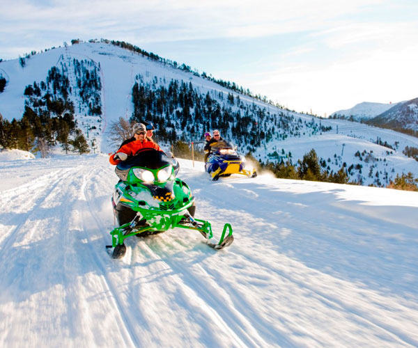 Moto de nieve doble en Andorra 30 min - Imagen 2