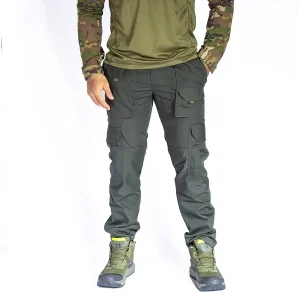 Pantalón Táctico Cargo 8 Bolsillos Verde