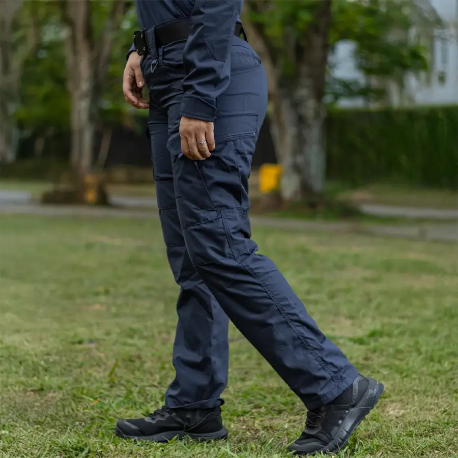Pantalón Táctico Cargo 10 Bolsillos Azul (M108) - Imagen 6