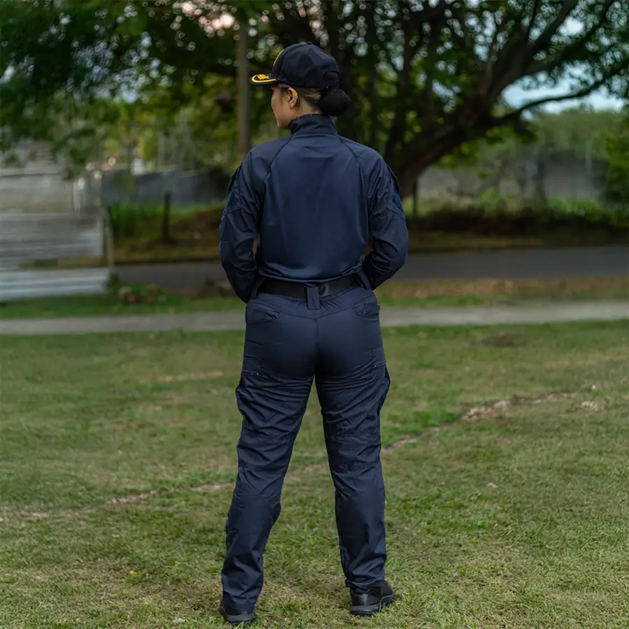 Pantalón Táctico Cargo 10 Bolsillos Azul (M108) - Imagen 7