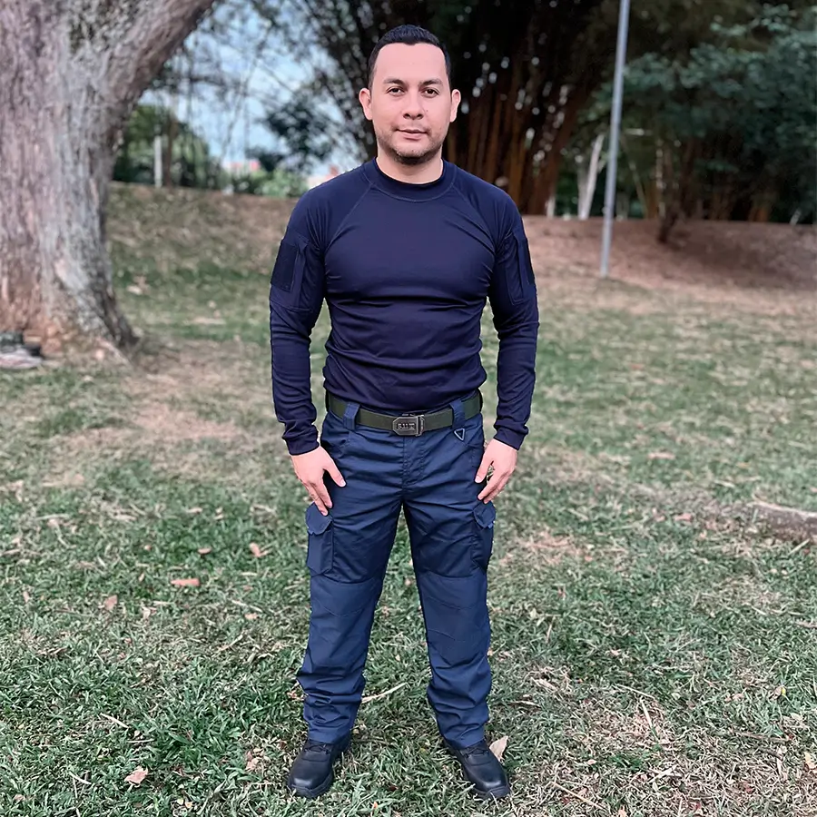 Pantalón Táctico Cargo 10 Bolsillos Azul (M108) - Imagen 3