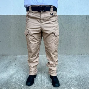 Pantalon Tactico Cargo 10 Bolsillos Beige