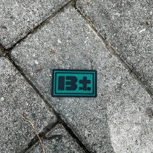 Parche RH B+ VERDE R2