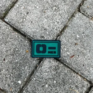 Parche RH O- VERDE R2