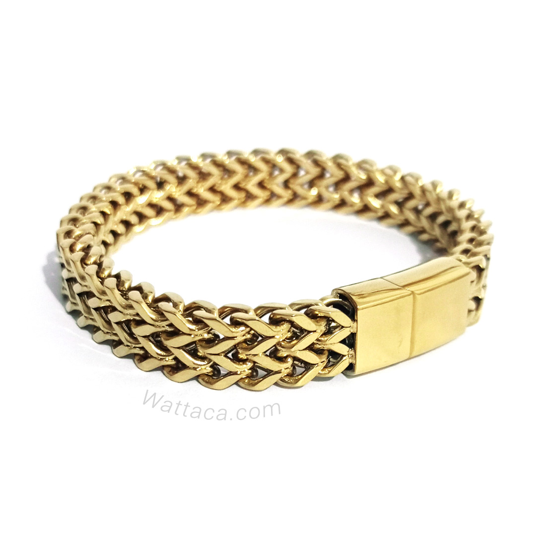 Pulsera Magnus Gold Acero Inoxidable 316L - Imagen 2