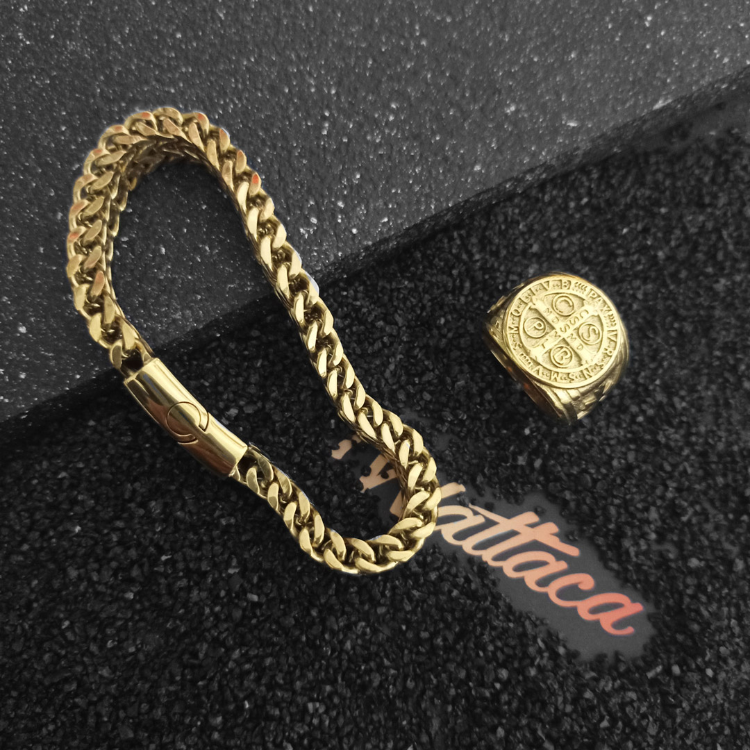 Pulsera Magnus Gold Acero Inoxidable 316L - Imagen 4