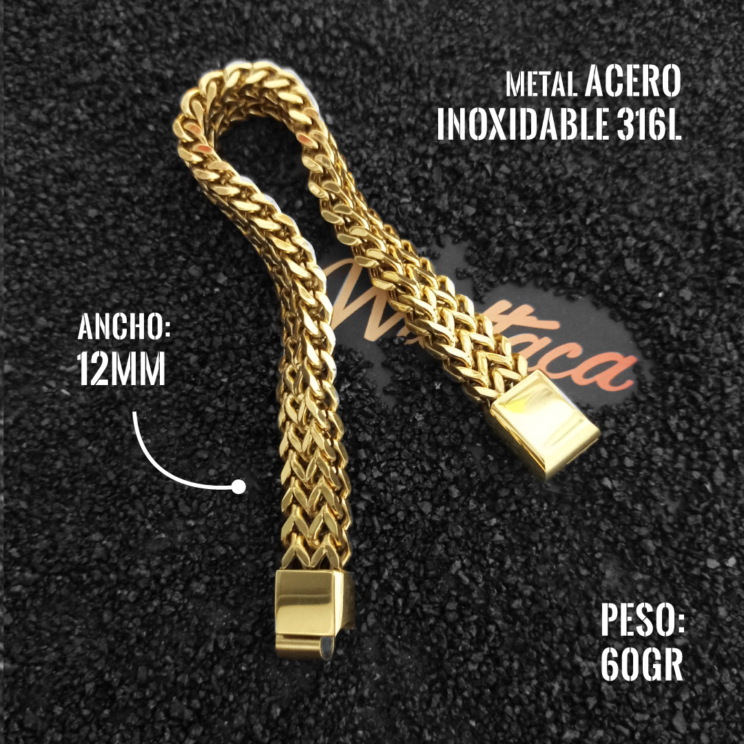 Pulsera Magnus Gold Acero Inoxidable 316L - Imagen 3