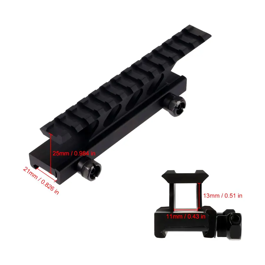 RIEL ALTURA 140MM CON HUECOS - Imagen 7