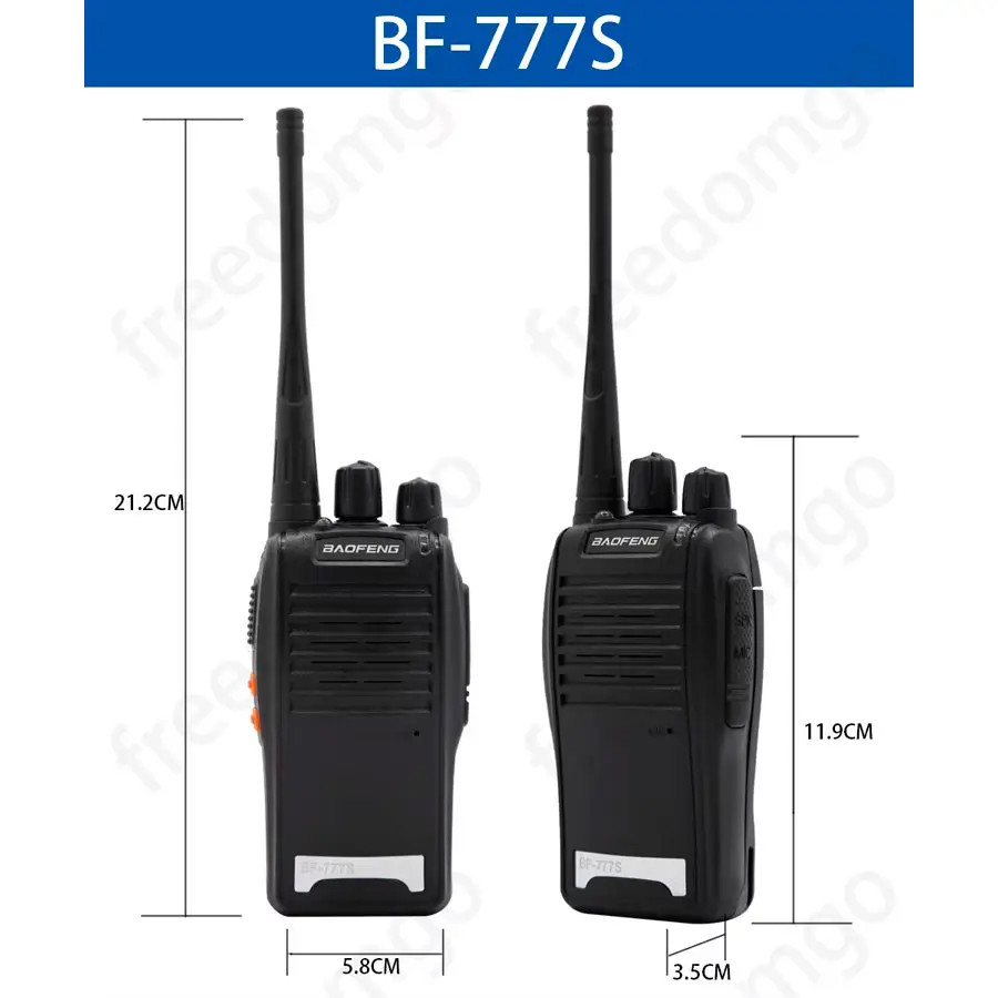 Radio Baofeng BF-777S Pack X2 - Imagen 6