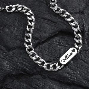 Pulsera Esclava Nombre Acero Inoxidable – Colección Personalizados