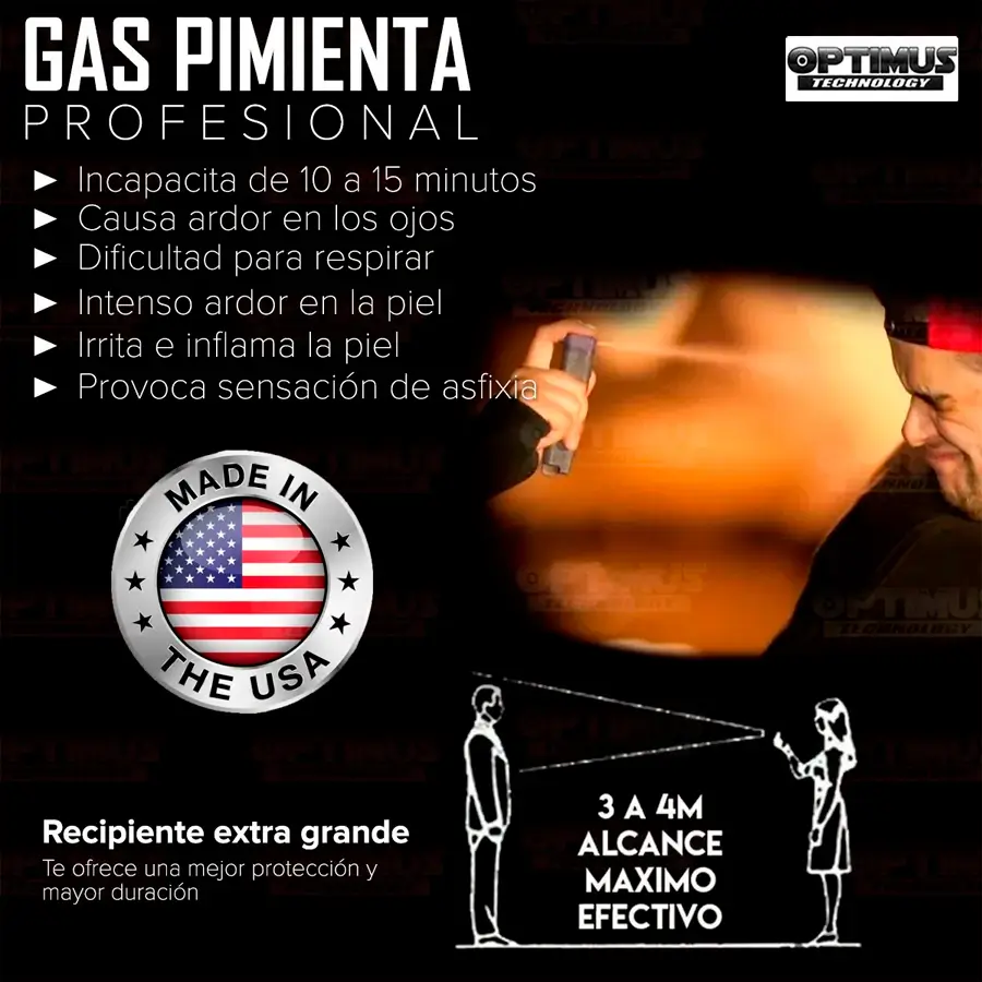 Gas Pimienta Sabre Red 110gr - Imagen 8