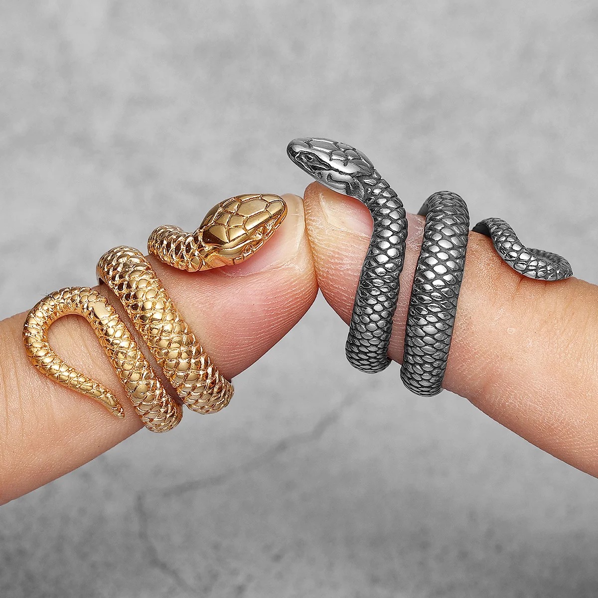 Anillo Serpiente Acero Premium 316L - Imagen 5