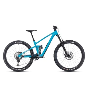 Bicicleta 29 Cube Stereo ONE55 C:62 SLX Azul Bondi Gris 14.5 Kg