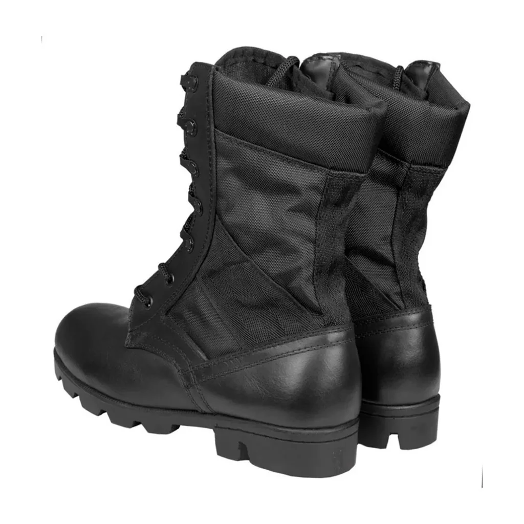 Bota Lona Jungla Caña Alta Negro - Imagen 8