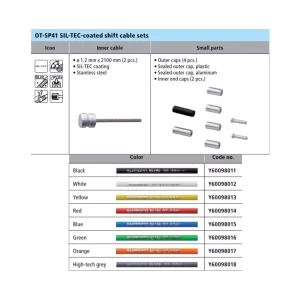Cables y Fundas Shimano DURA ACE Y60098018 cambios gris