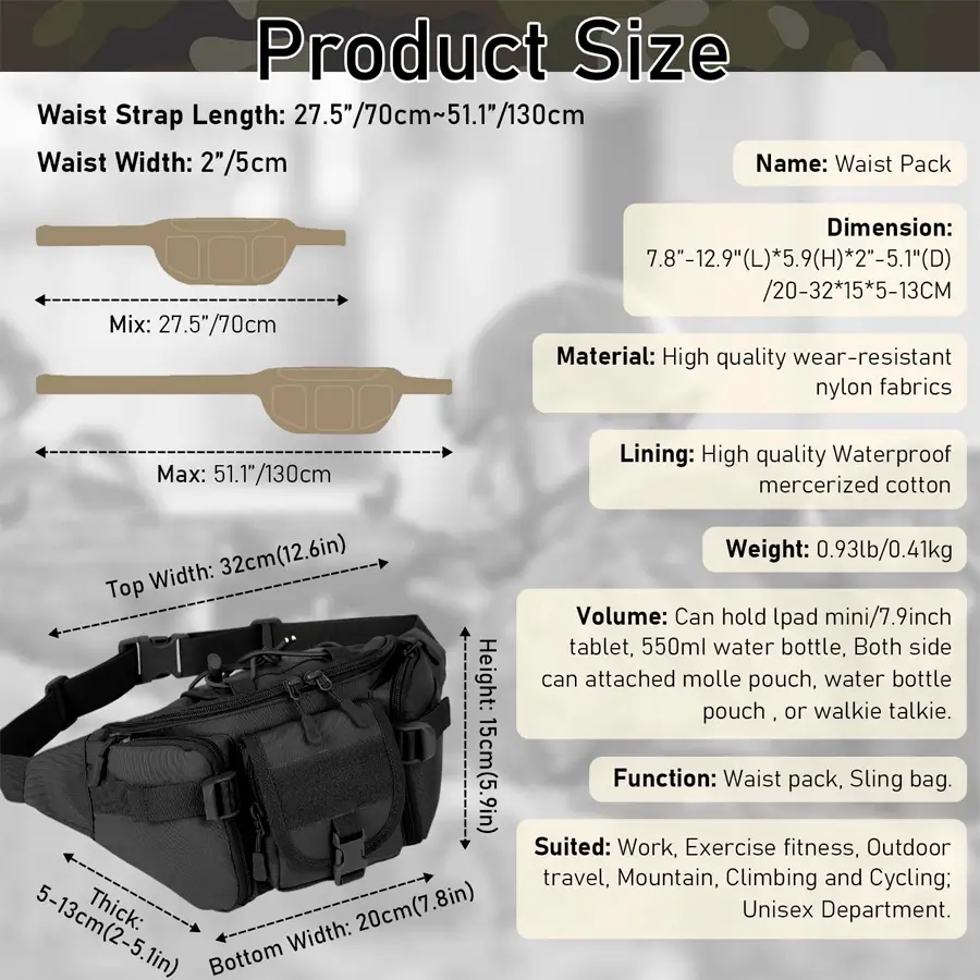 Canguro Tactico EG0280 Riñonera - Imagen 7