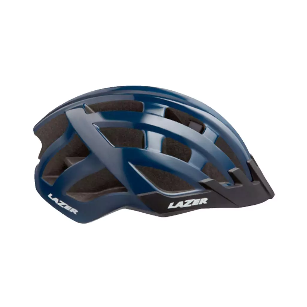Casco LAZER Compact DLX Matte dark blue uni size +net+led - Imagen 2