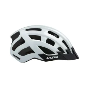 Casco LAZER Compact DLX Matte white uni size +net+led