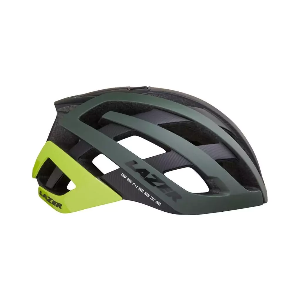 Casco LAZER Genesis CE Matte Dark Green F-Yellow M