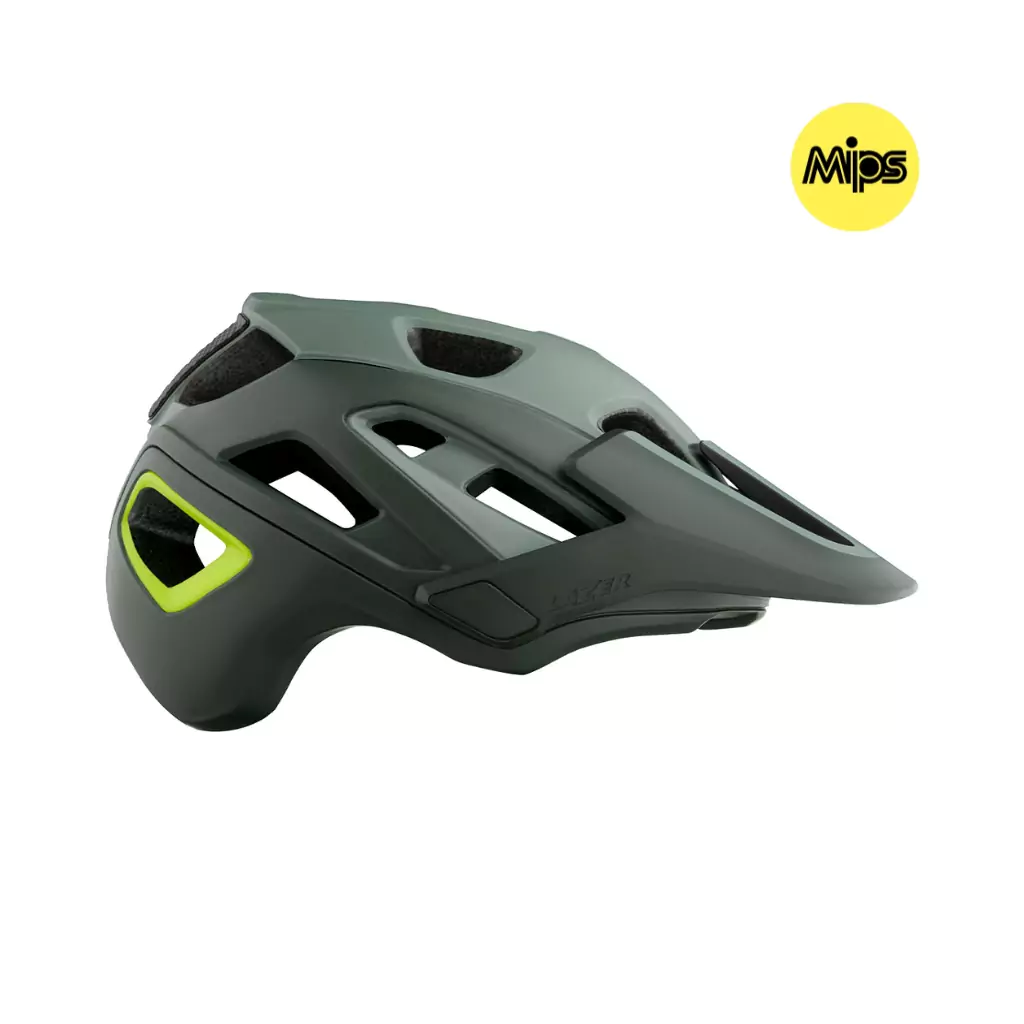 Casco LAZER Jackal CE-CPSC MT Dark Green F-Yellow M +MIPS - Imagen 2