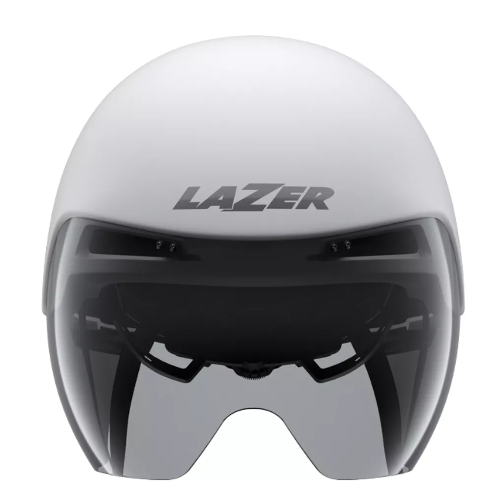 Casco LAZER Volante KC CE-CPSC Matte White Silver Aero - Imagen 3