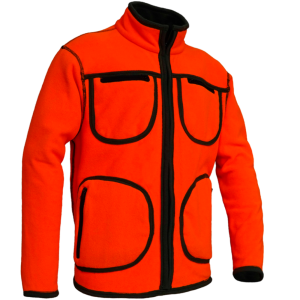 CHAQUETA «NORTH» REVERSIBLE CAQUI/NARANJA