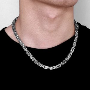 Cadena Bizantino Acero Quirúrgico 316L