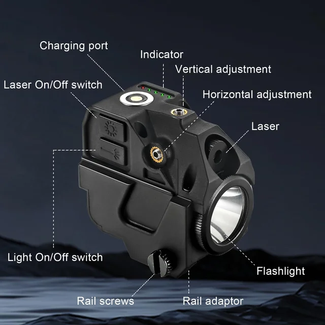 Laser Linterna Recargable CLL103 - Imagen 3