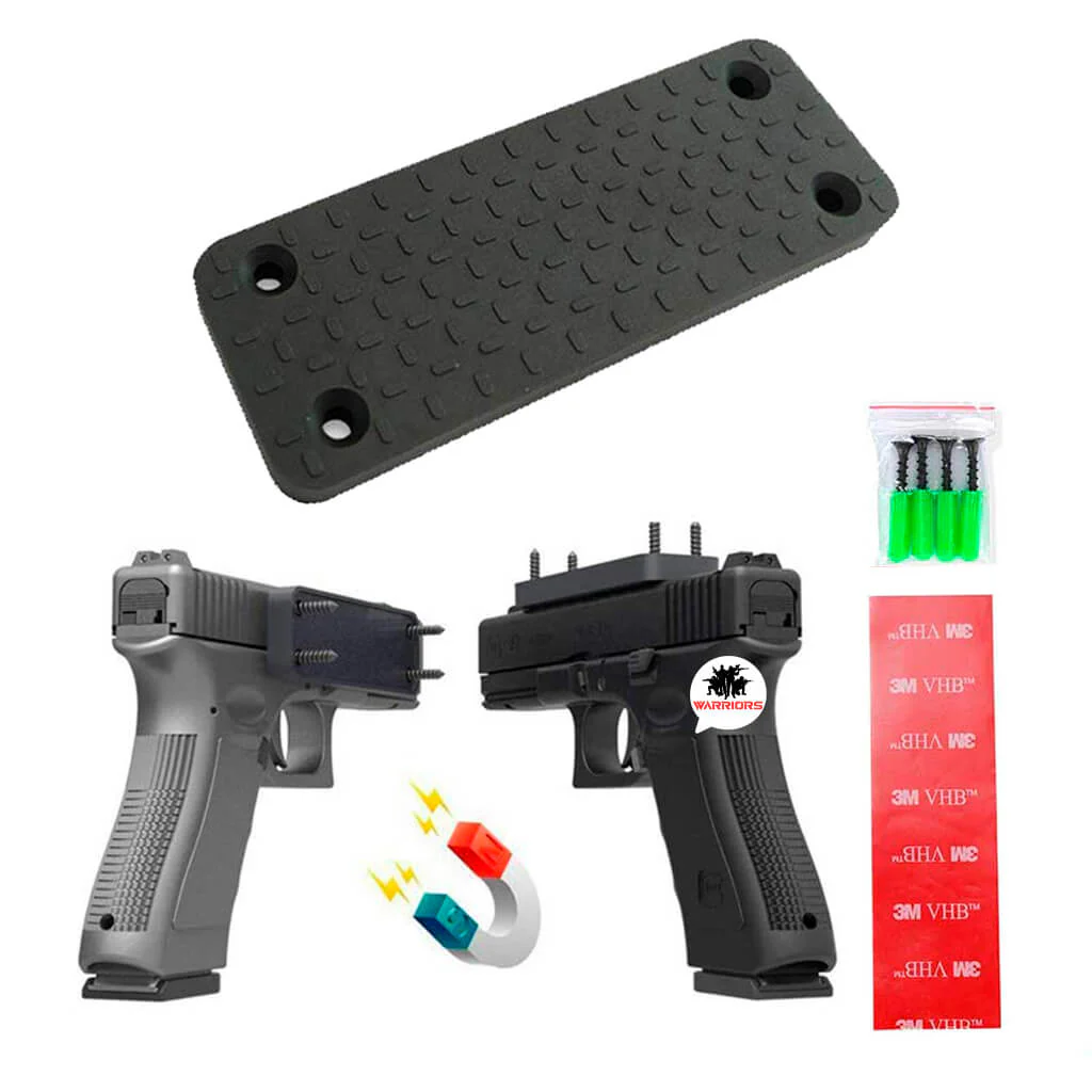 Soporte magnético para pistola oculta iman para mesa - Imagen 3