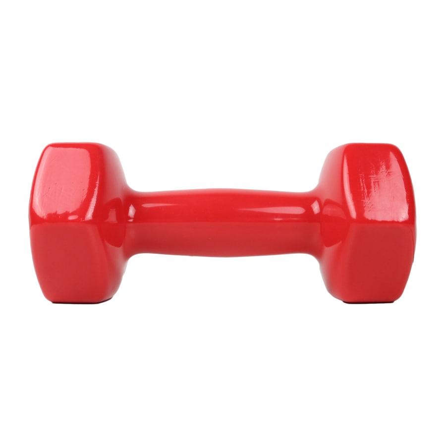Mancuernas de vinilo rojo Viok Sport - Imagen 8