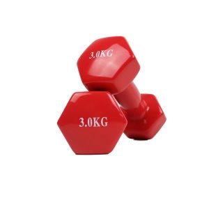 Mancuernas de vinilo rojo Viok Sport