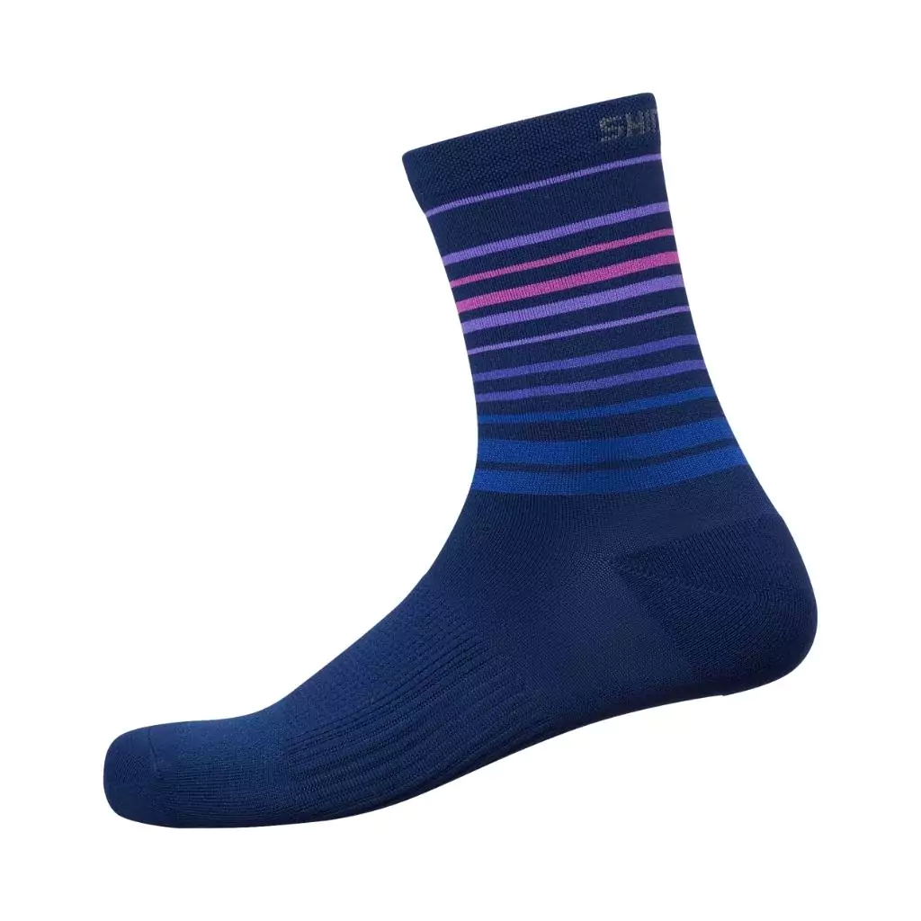 Medias Shimano ORIGINAL Tall L-XL Navy-Purpura CW-SCBS-SS14U