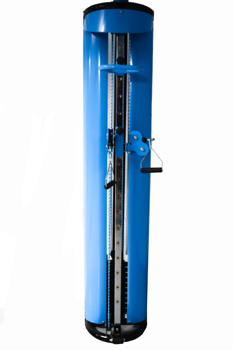 Polea con placas de peso