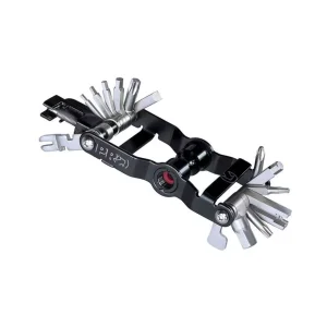 Herramienta PRO Mini Navaja TEAM 11v 20 funciones negro