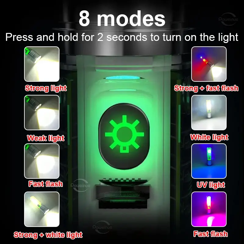 Linterna Transparente Grande Iman - Imagen 3