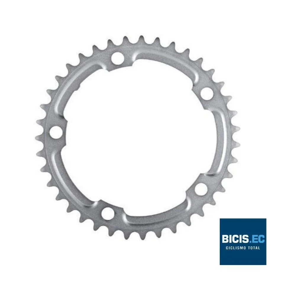 Coronilla Shimano 105 Negro FC-5700L 39T 5H Y1M339010 - Imagen 2