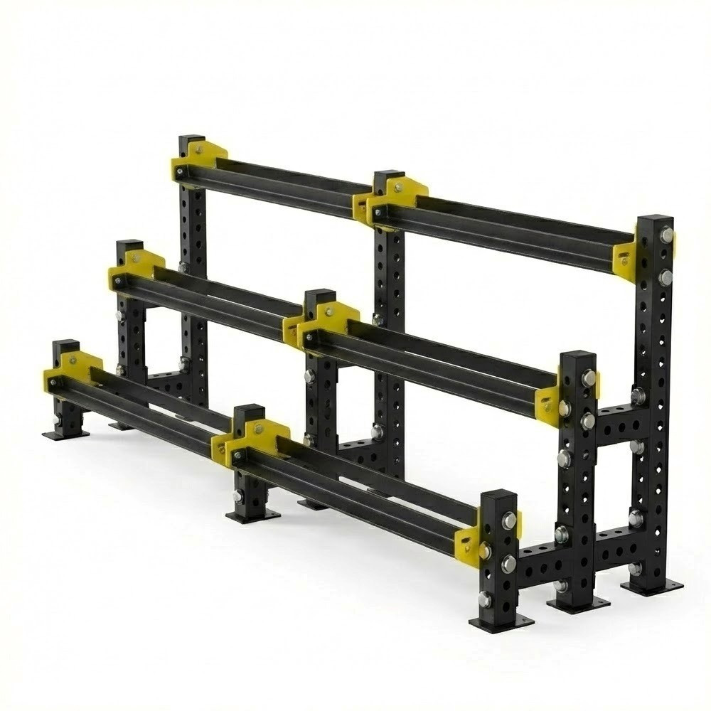 Soporte Modular de Mancuernas de Dos Modulos y Tres Bandejas - Imagen 2